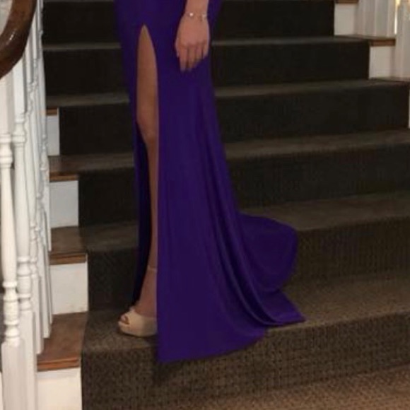 Royal Purple Evening Gown - Picture 4 of 4